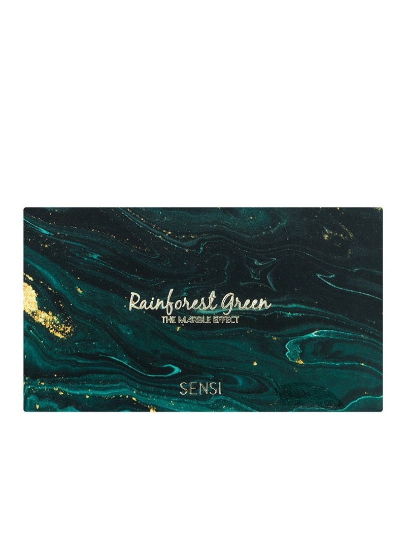 Sensi Marble Effect Forest Green 6 Shades Eyeshadow Set - Image 4